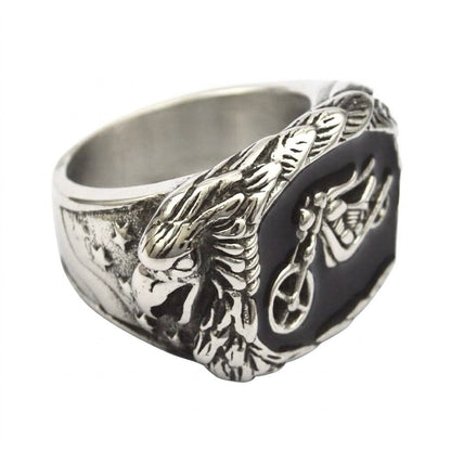 Steel Bike Ring