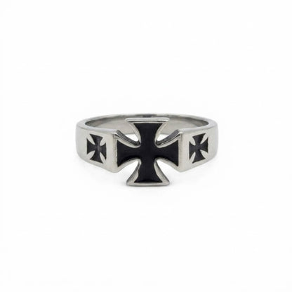 Steel Cross Ring