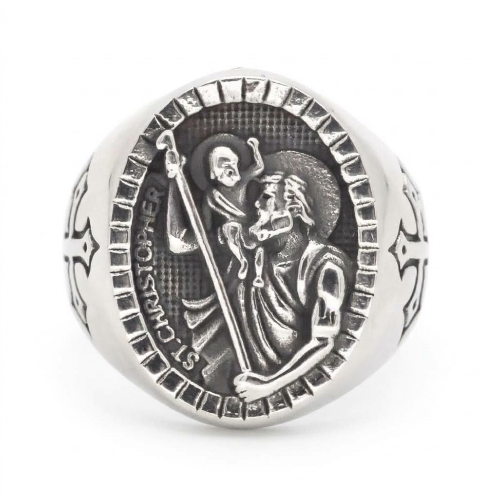 Steel Saint Ring