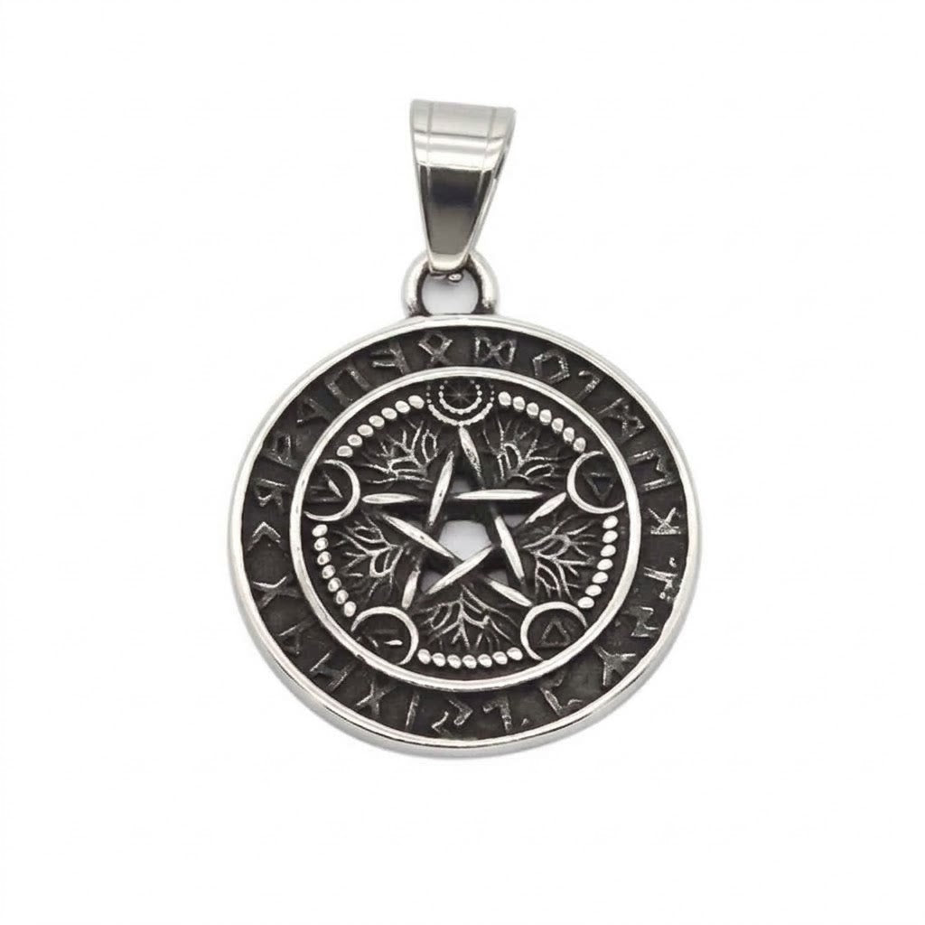 Steel Pentagram Pendant