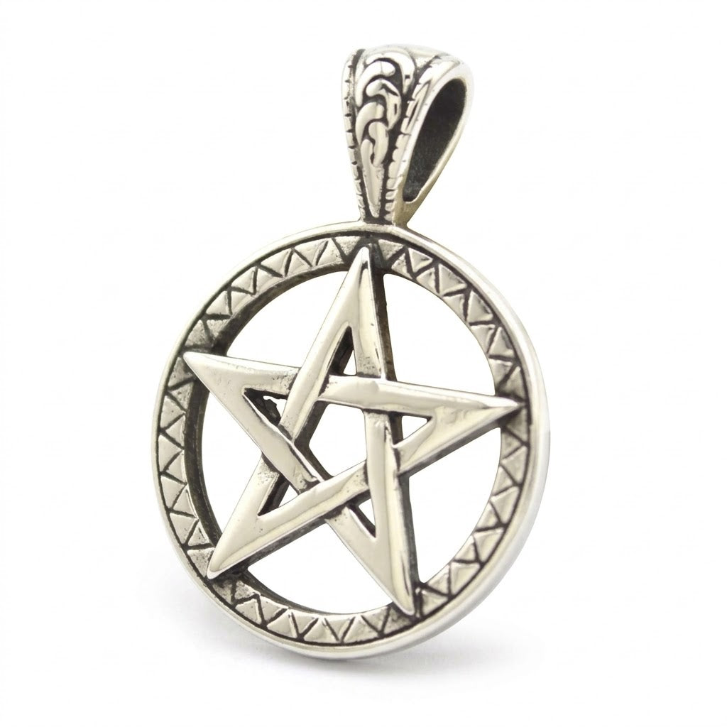 Steel Pentagram Pendant