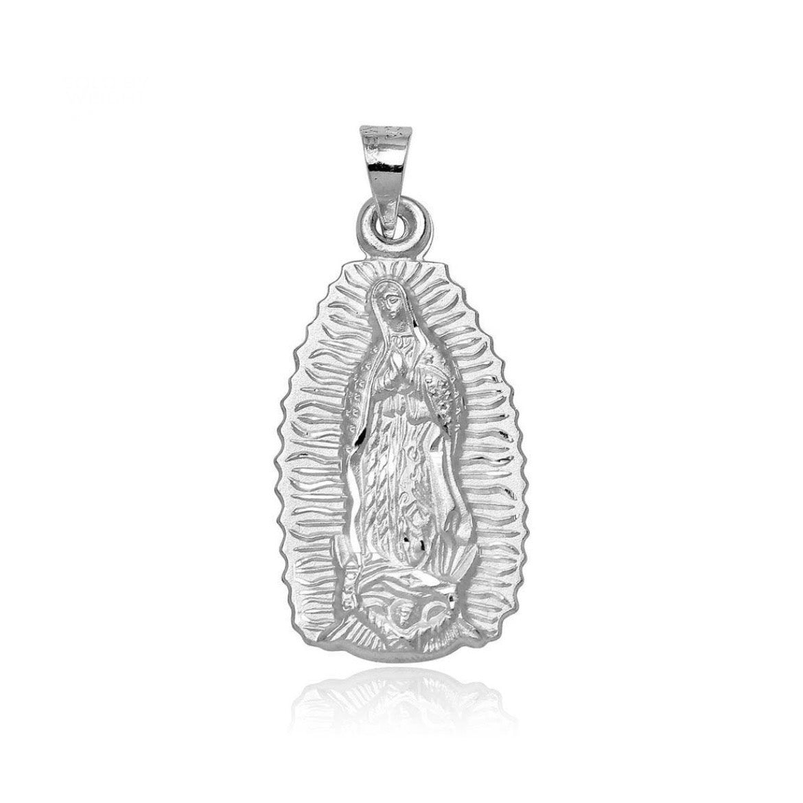 Sterling Lady of Guadalupe Pendant