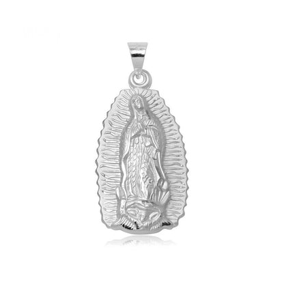 Sterling Lady of Guadalupe Pendant