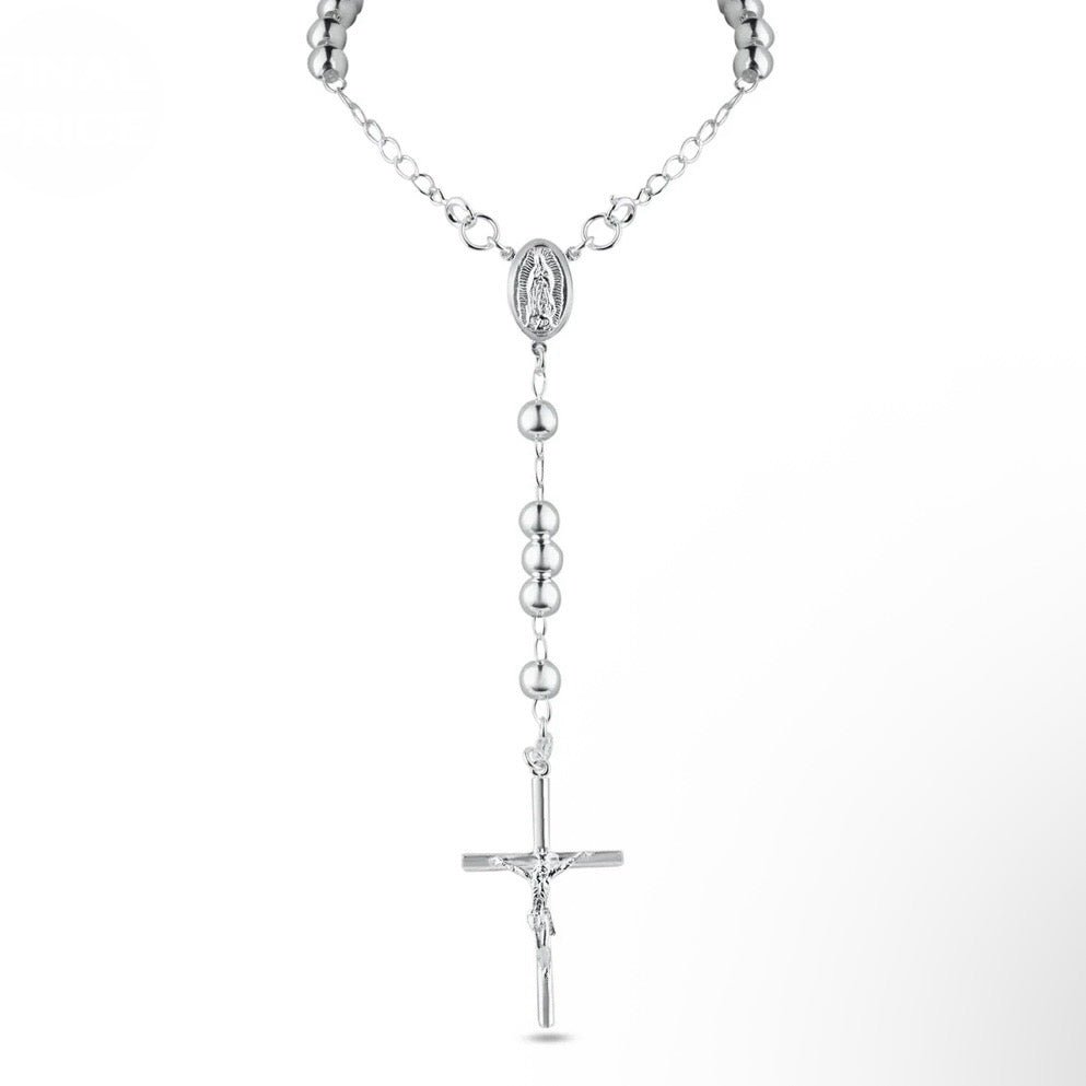 Sterling Rosary Necklace