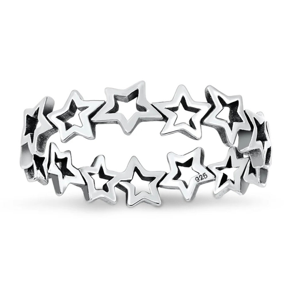 Sterling Star Ring