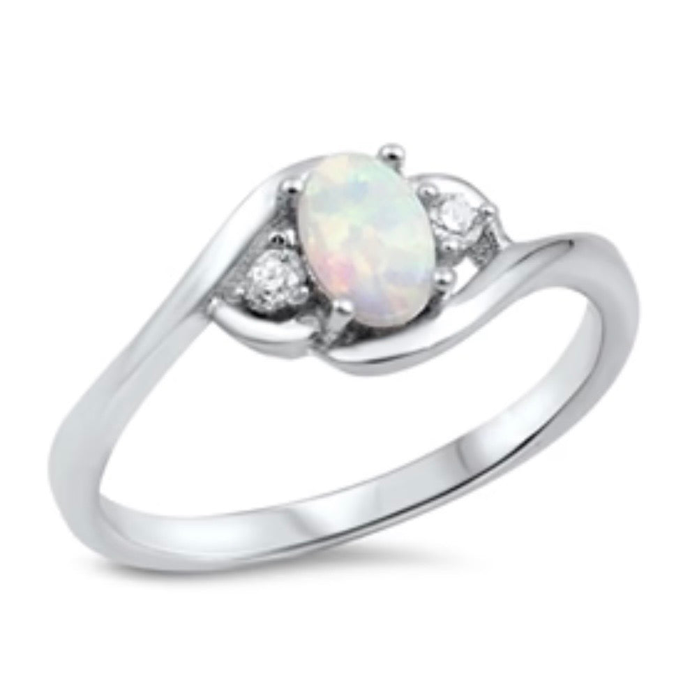 Sterling Opal Ring