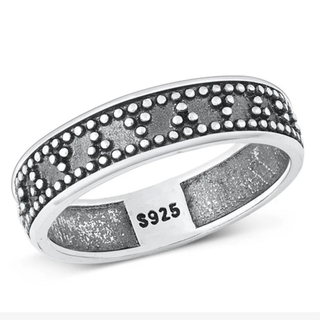 Sterling Bead Band