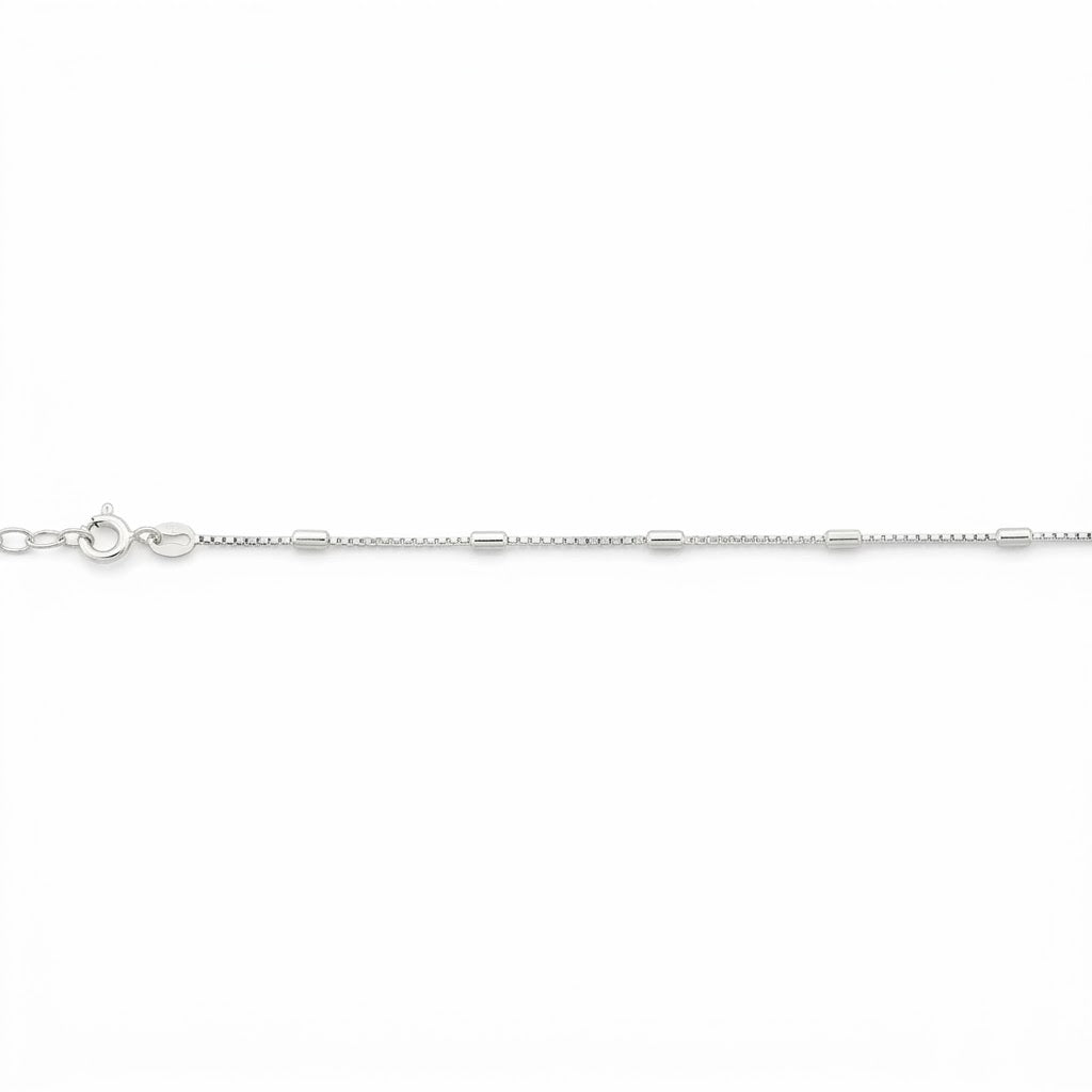 Sterling Bead Anklet