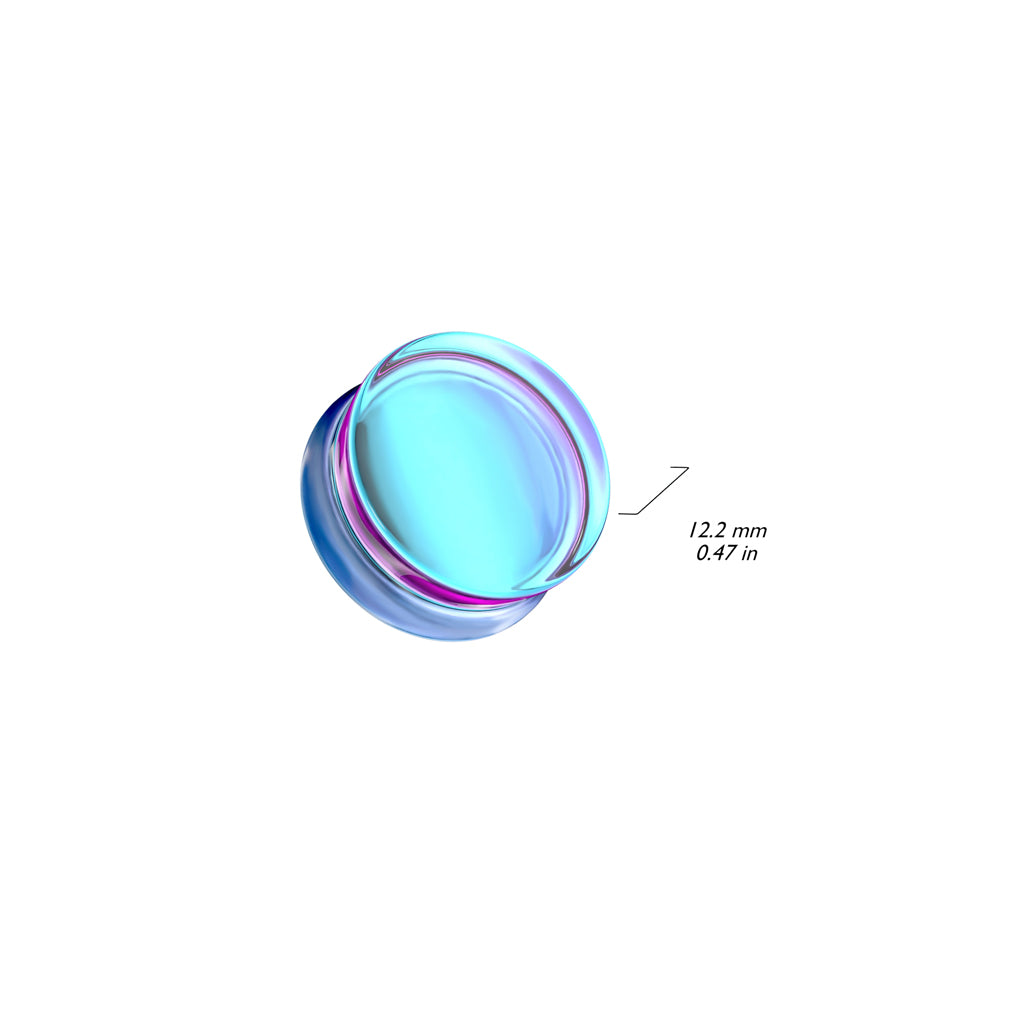 Glass Purple Plug