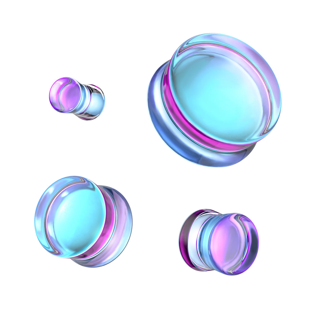 Glass Purple Plug