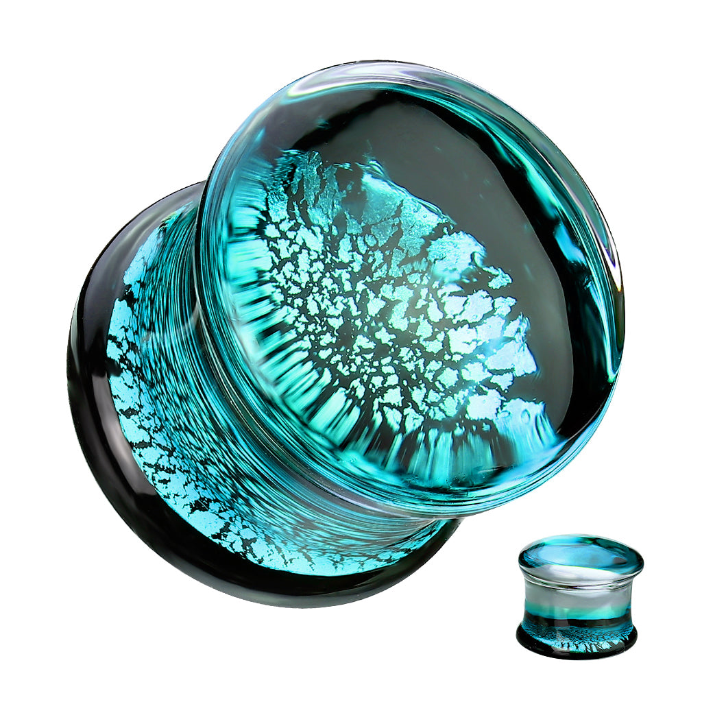 Glass Blue Plug