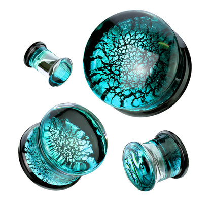 Glass Blue Plug