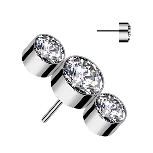 3 Bezel Threadless Top