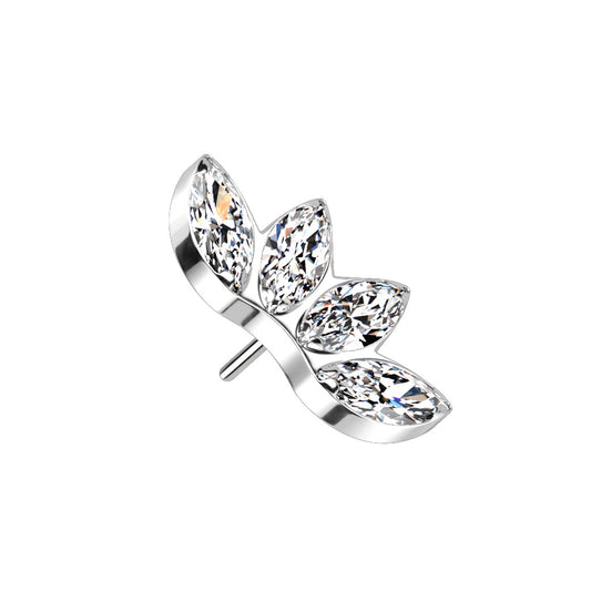 4 Marquise Threadless Top