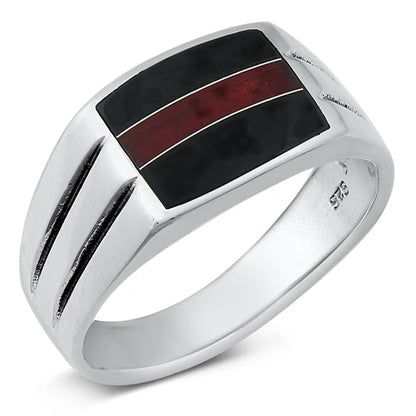 Jasper & Onyx Ring