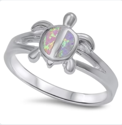 Sterling Opal Ring