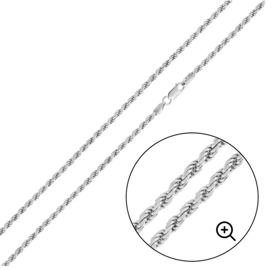 Sterling Rope Bracelet