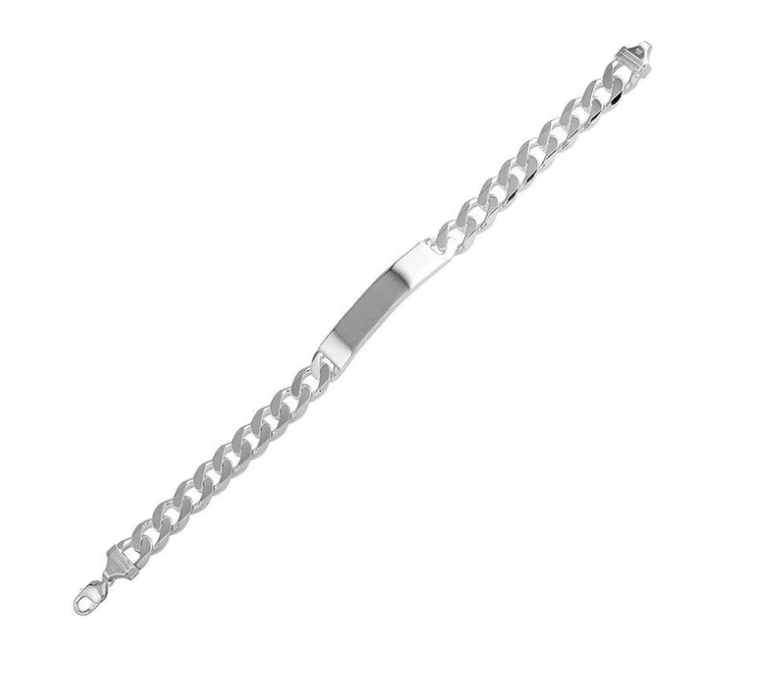 Sterling Cuban I.D. Bracelet