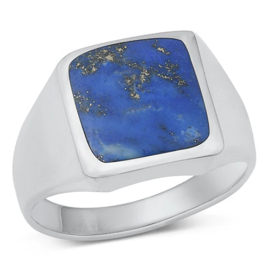 Sterling Laps Lazuli Ring