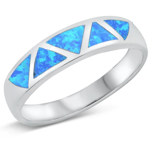 Sterling Opal Ring