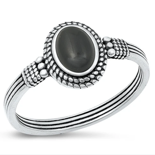Sterling Onyx Ring