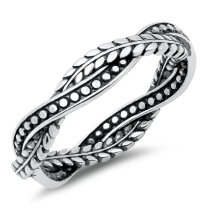 Sterling Twisted Ring