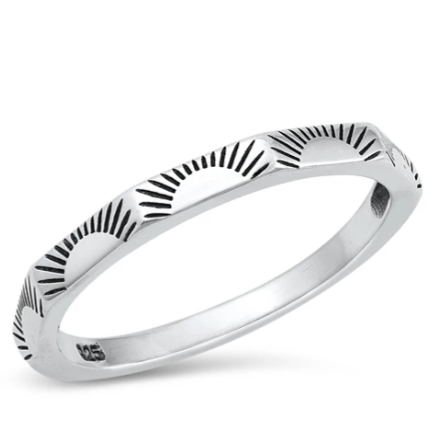 Sterling Sunset Ring
