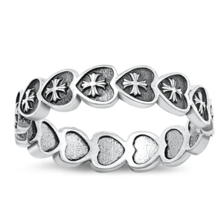 Sterling Heart Ring
