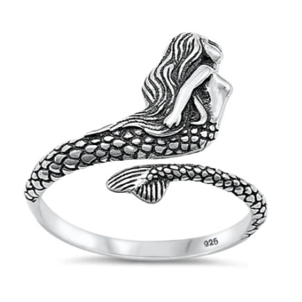 Sterling Mermaid Ring