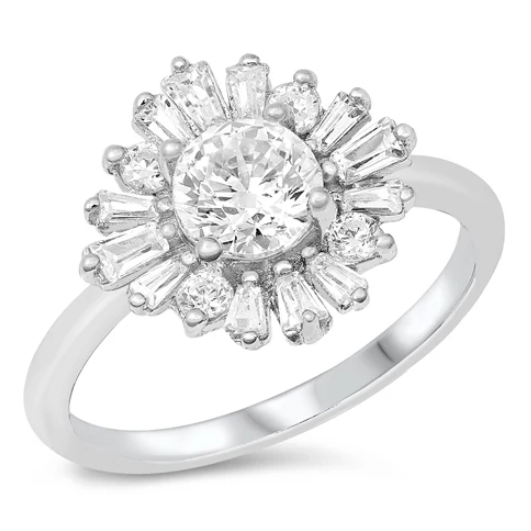 Sterling CZ Ring