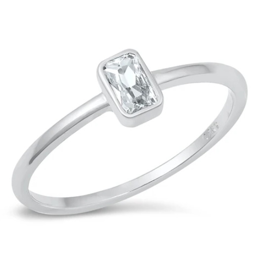 Sterling CZ Ring
