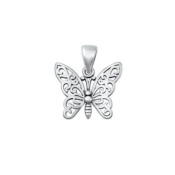 Sterling Butterfly Pendant