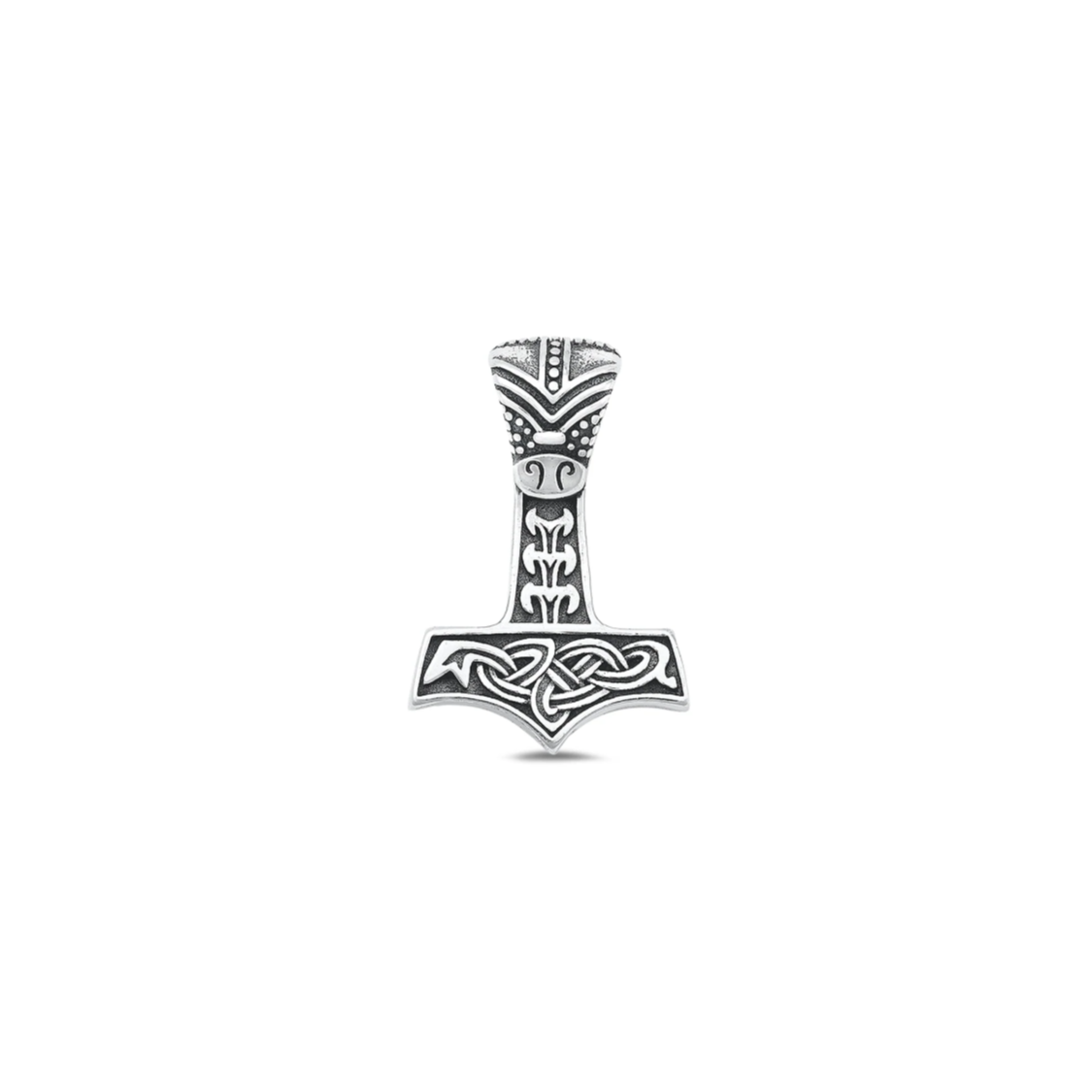 Sterling Hammer Pendant