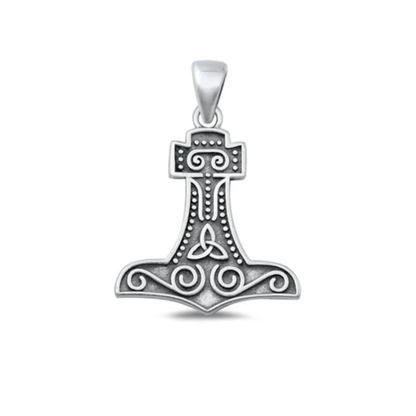 Sterling Hammer Pendant
