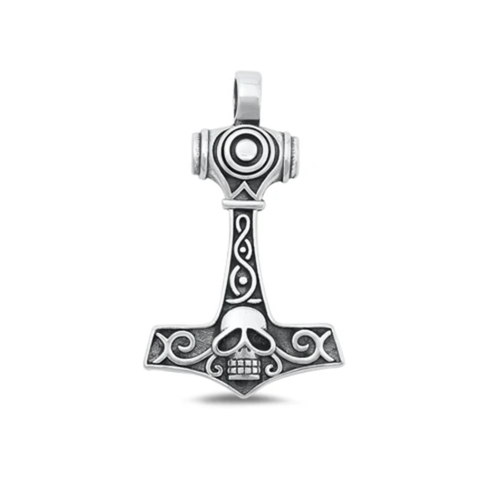 Sterling Hammer Pendant