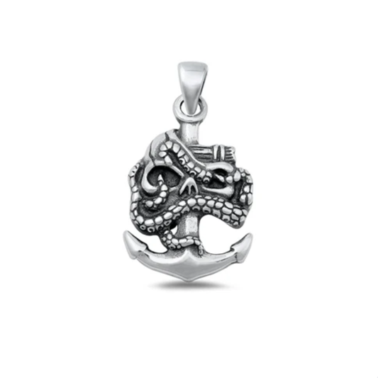 Sterling Anchor Pendant