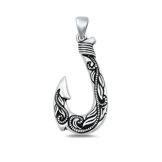 Sterling Hook Pendant