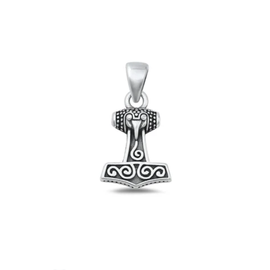 Sterling Hammer Pendant