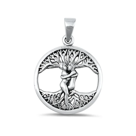 Sterling Lovers Pendant