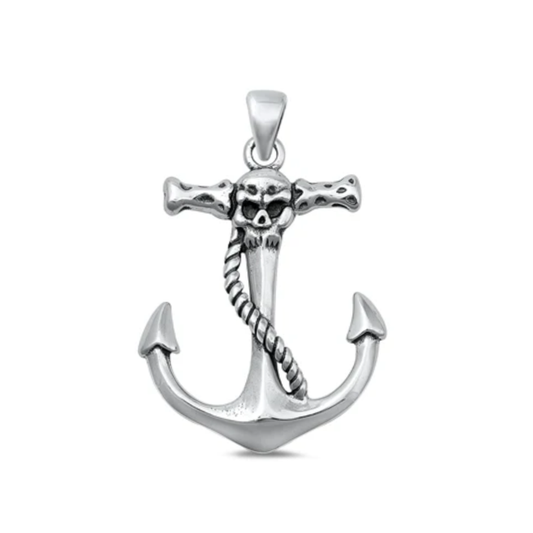 Sterling Anchor Pendant