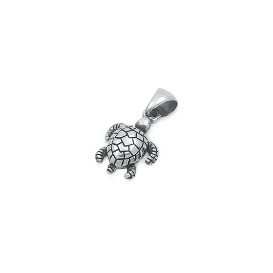 Sterling Turtle Pendant