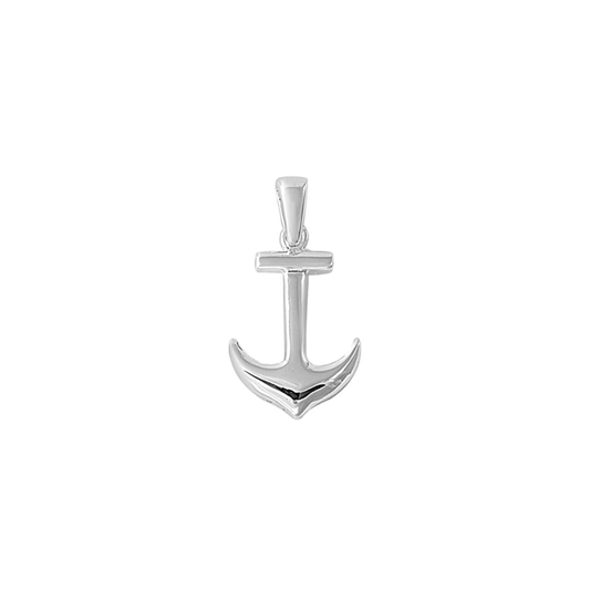 Sterling Anchor Pendant