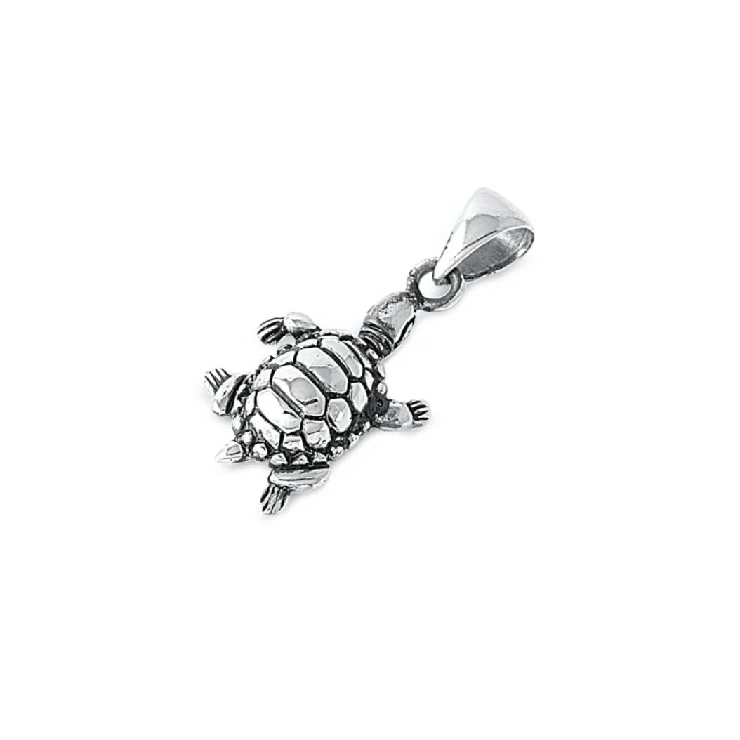 Sterling Tortoise Pendant
