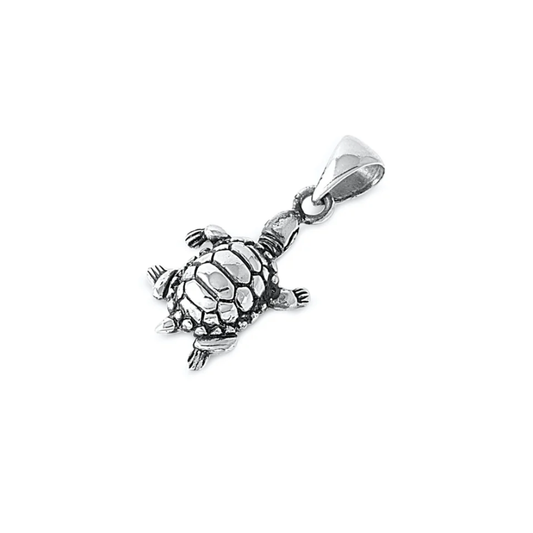 Sterling Tortoise Pendant