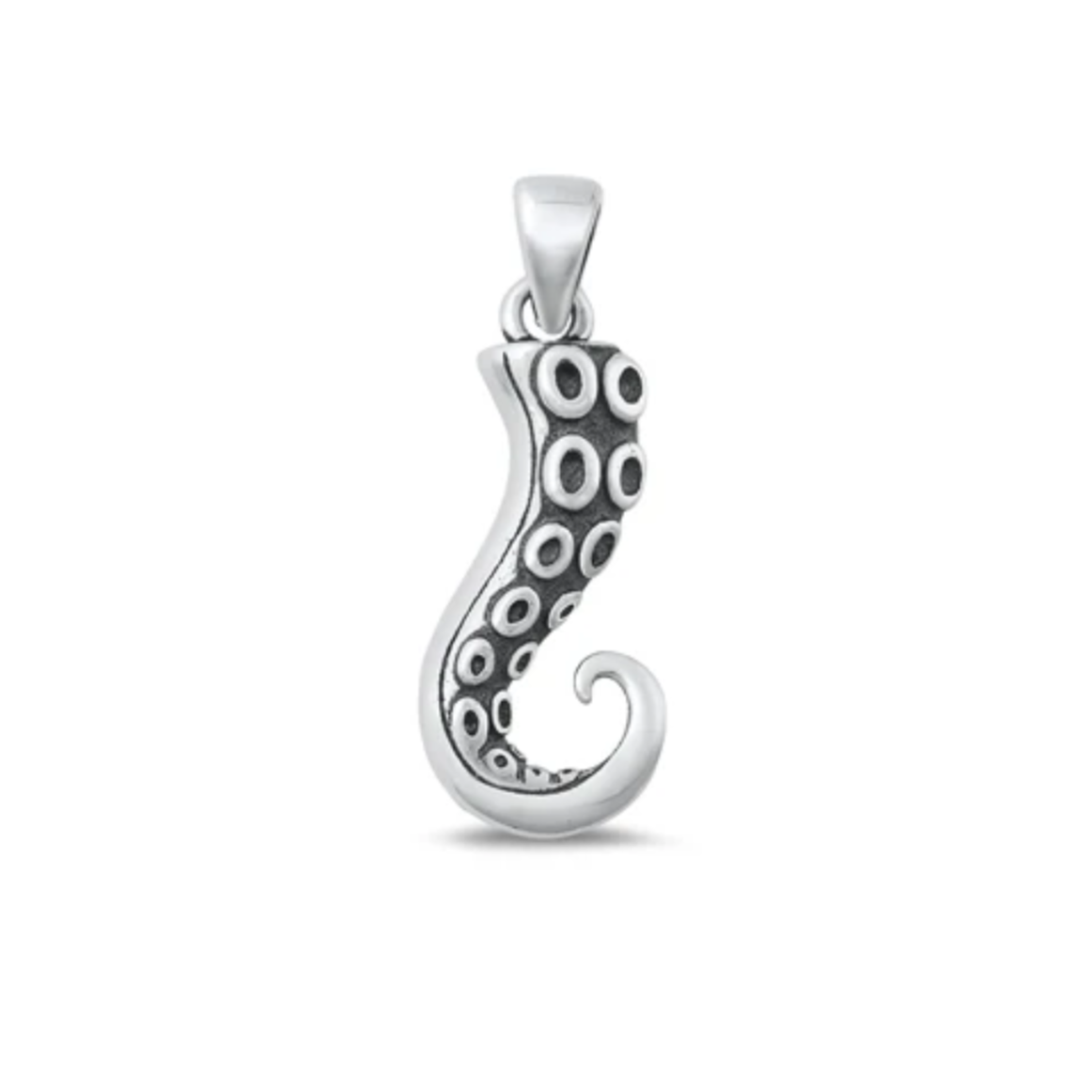 Sterling Tentacle Pendant