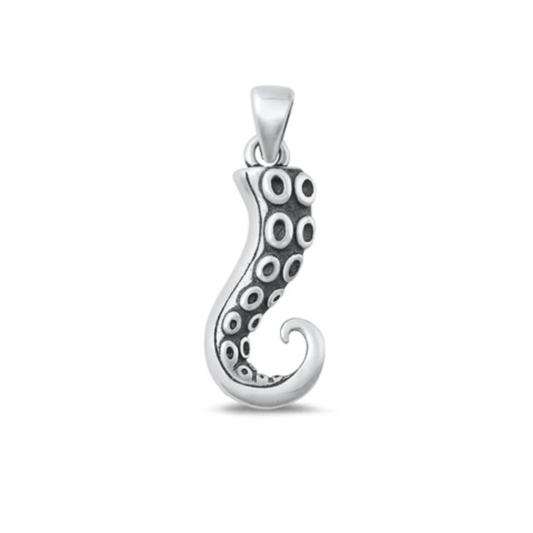 Sterling Tentacle Pendant