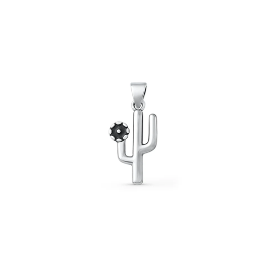 Sterling Cactus Pendant