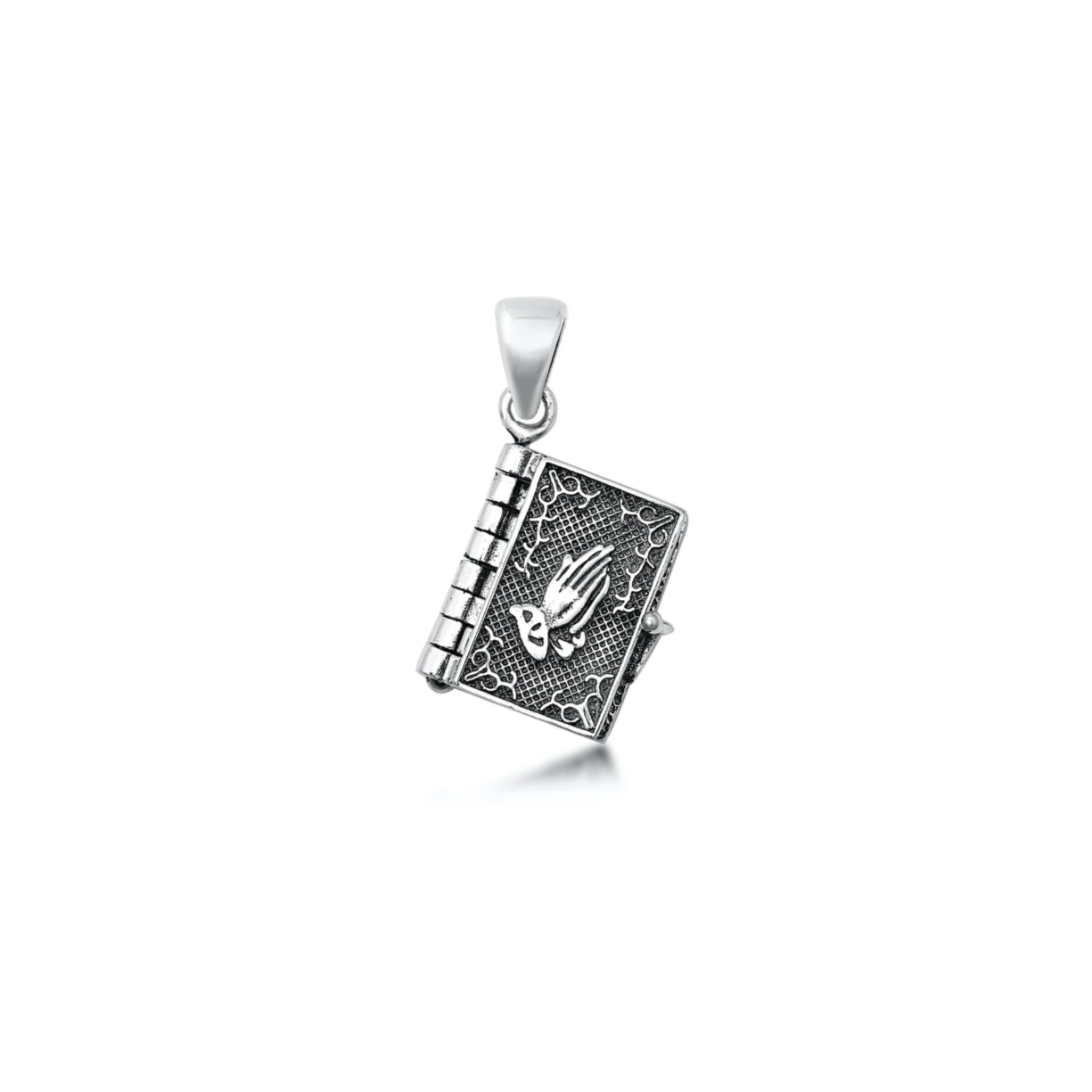 Sterling Prayer Pendant