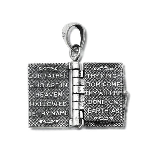 Sterling Prayer Pendant