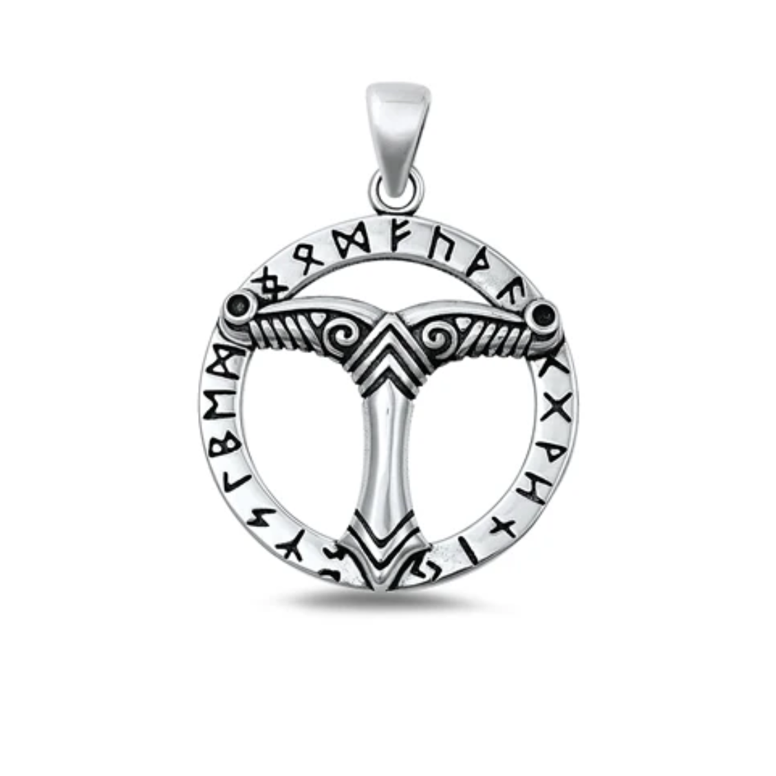 Sterling Irminsul Pendant